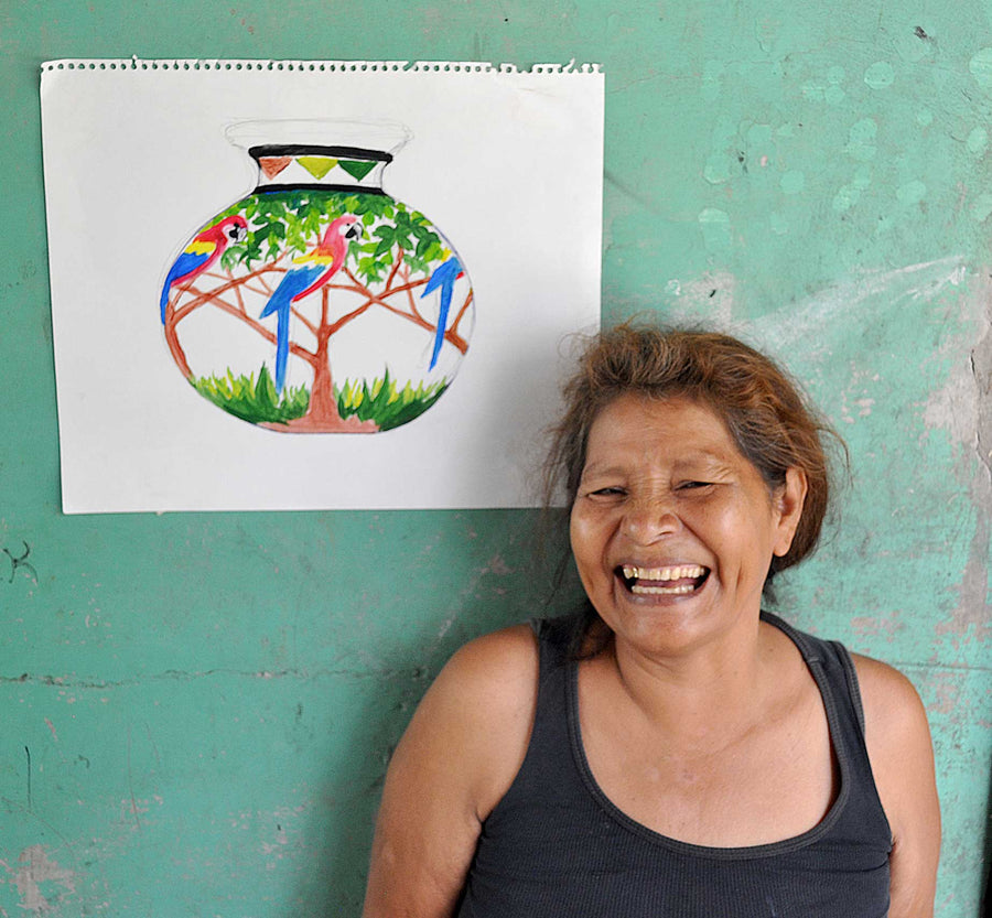 Miriam Negria, Wounaan Weaver · Chepo