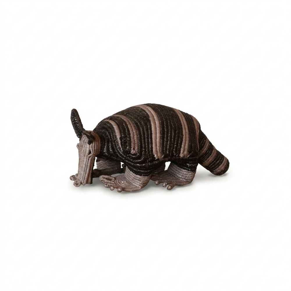 Black-Banded Woven Armadillo - Handmade Embera Art