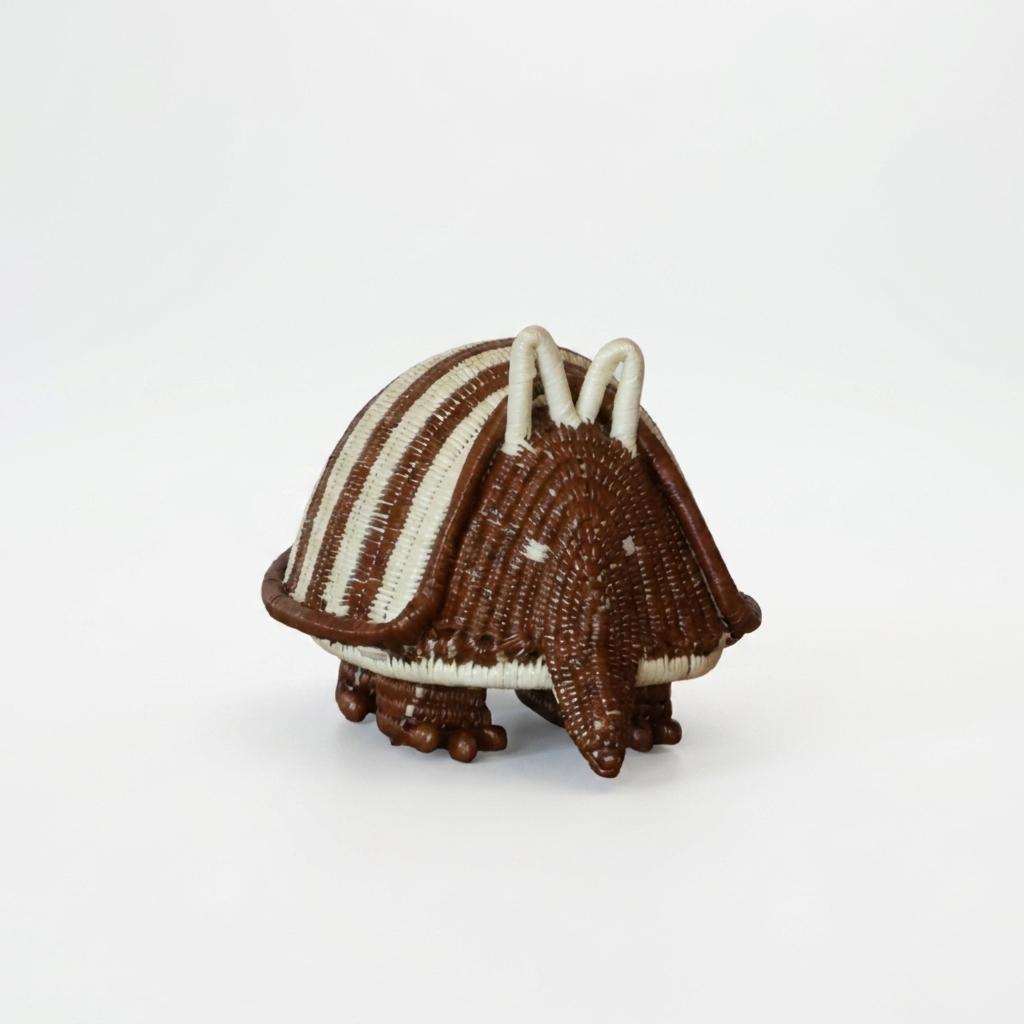 Banded Woven Armadillo - Handmade Embera Art