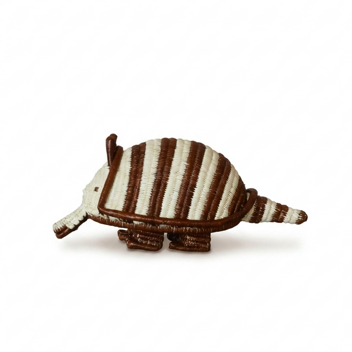 Coiled Woven Armadillo - Handmade Embera Art