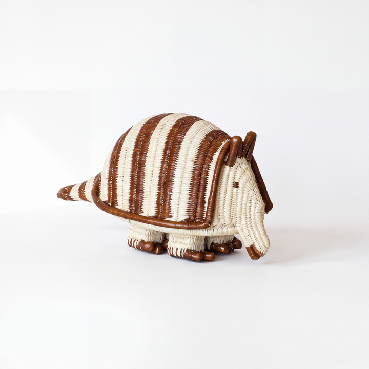 Onyx Woven Armadillo - Handmade Embera Art
