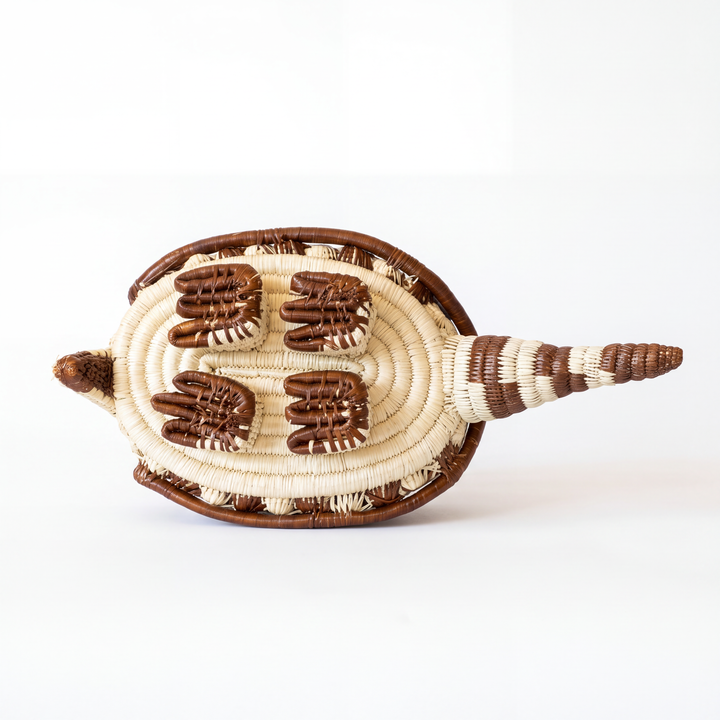 Onyx Woven Armadillo - Handmade Embera Art