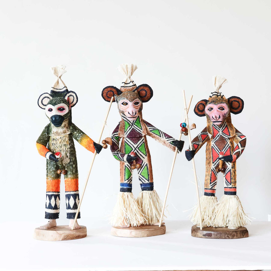 Trickster Monkey - Ticuna Ceremonial Spirit Doll