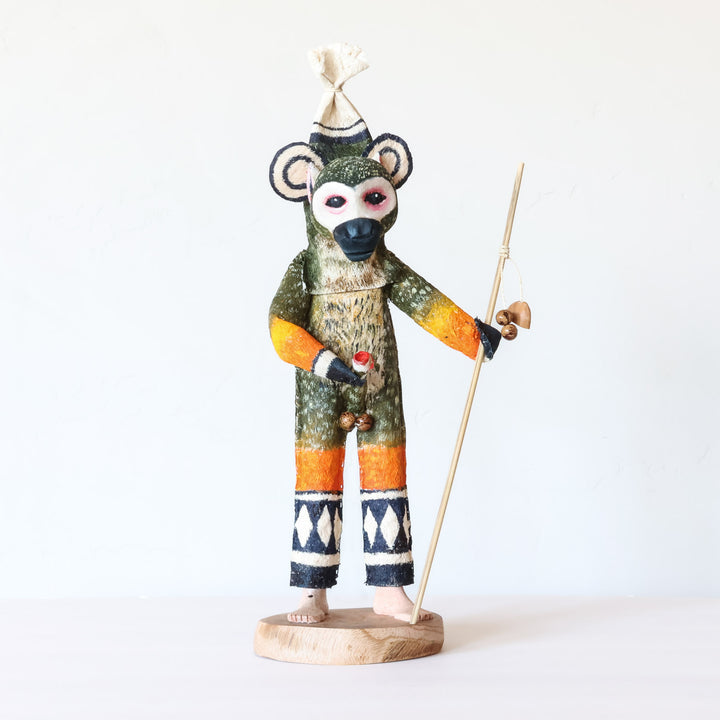 Trickster Monkey - Ticuna Ceremonial Spirit Doll