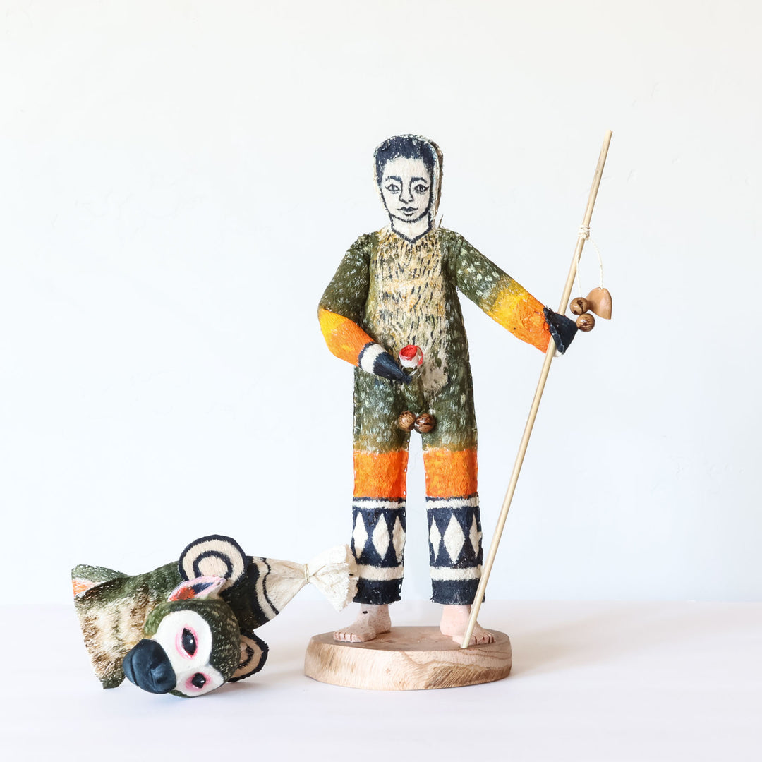 Trickster Monkey - Ticuna Ceremonial Spirit Doll