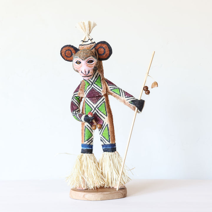 Wanderer Monkey - Ticuna Ceremonial Spirit Doll