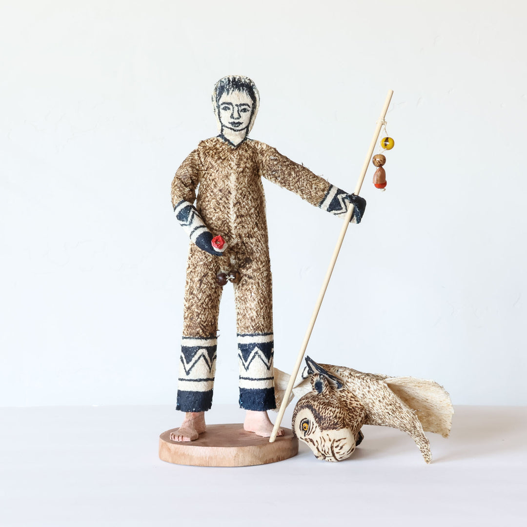 Storyteller Monkey - Ticuna Ceremonial Spirit Doll