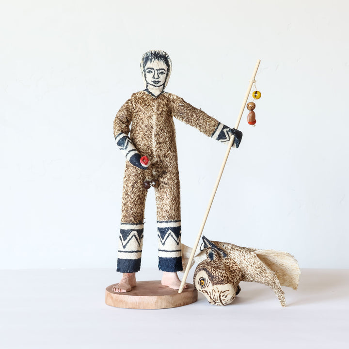 Storyteller Monkey - Ticuna Ceremonial Spirit Doll