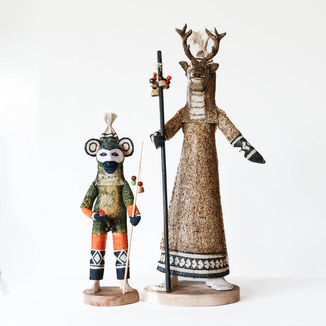 Jester Monkey - Ticuna Ceremonial Spirit Doll