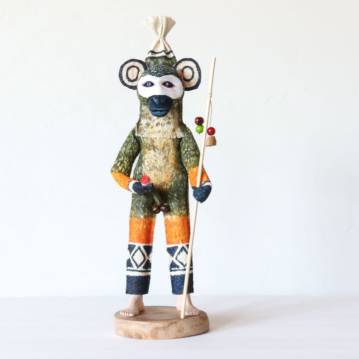Jester Monkey - Ticuna Ceremonial Spirit Doll