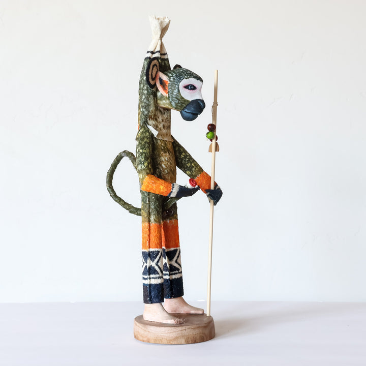 Jester Monkey - Ticuna Ceremonial Spirit Doll