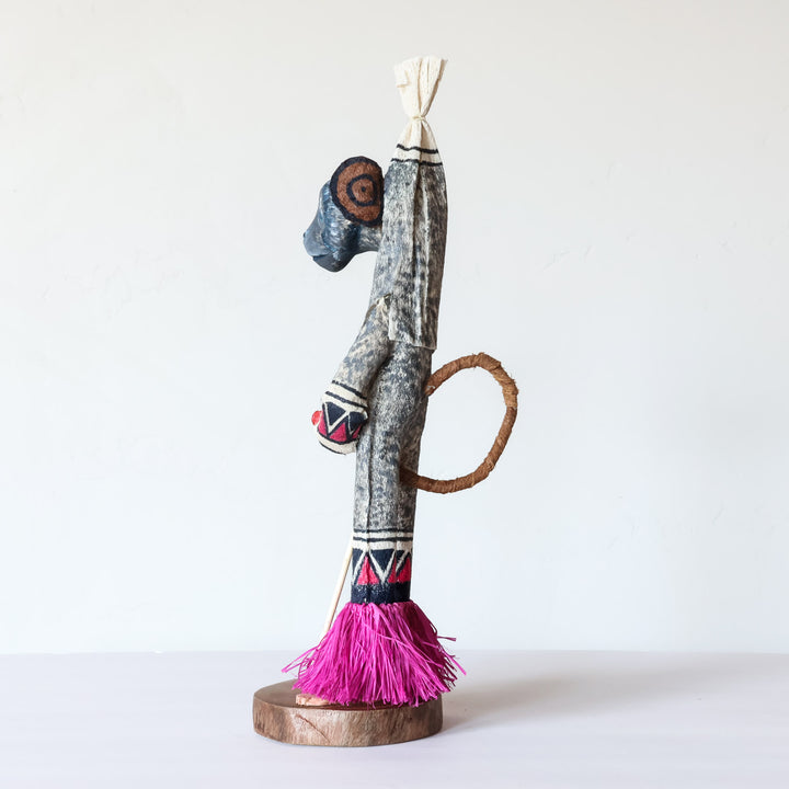 Forager Monkey - Ticuna Ceremonial Spirit Doll