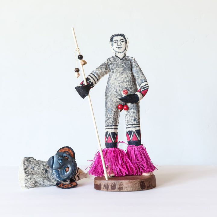 Forager Monkey - Ticuna Ceremonial Spirit Doll