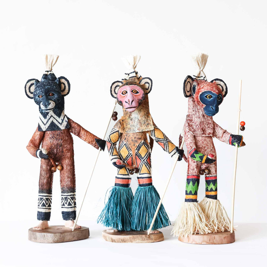 Climber Monkey - Ticuna Ceremonial Spirit Doll