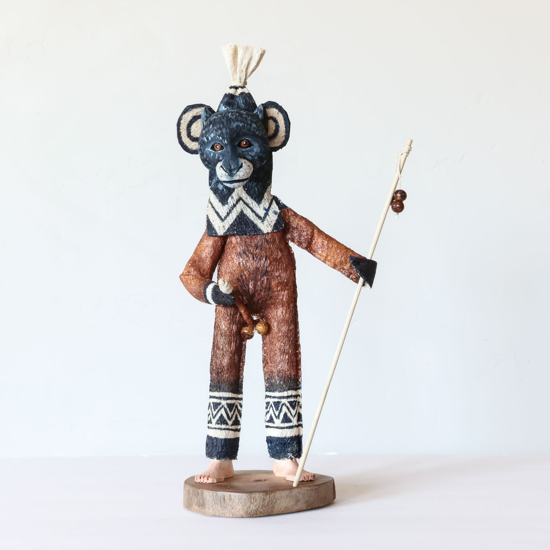 Watcher Monkey - Ticuna Ceremonial Spirit Doll