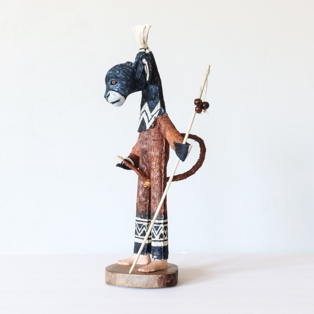 Watcher Monkey - Ticuna Ceremonial Spirit Doll