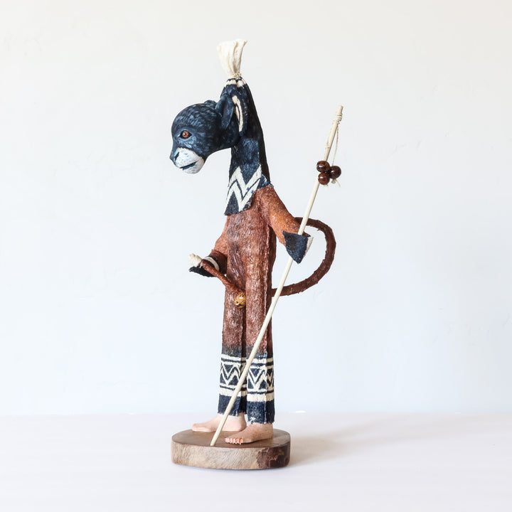 Watcher Monkey - Ticuna Ceremonial Spirit Doll