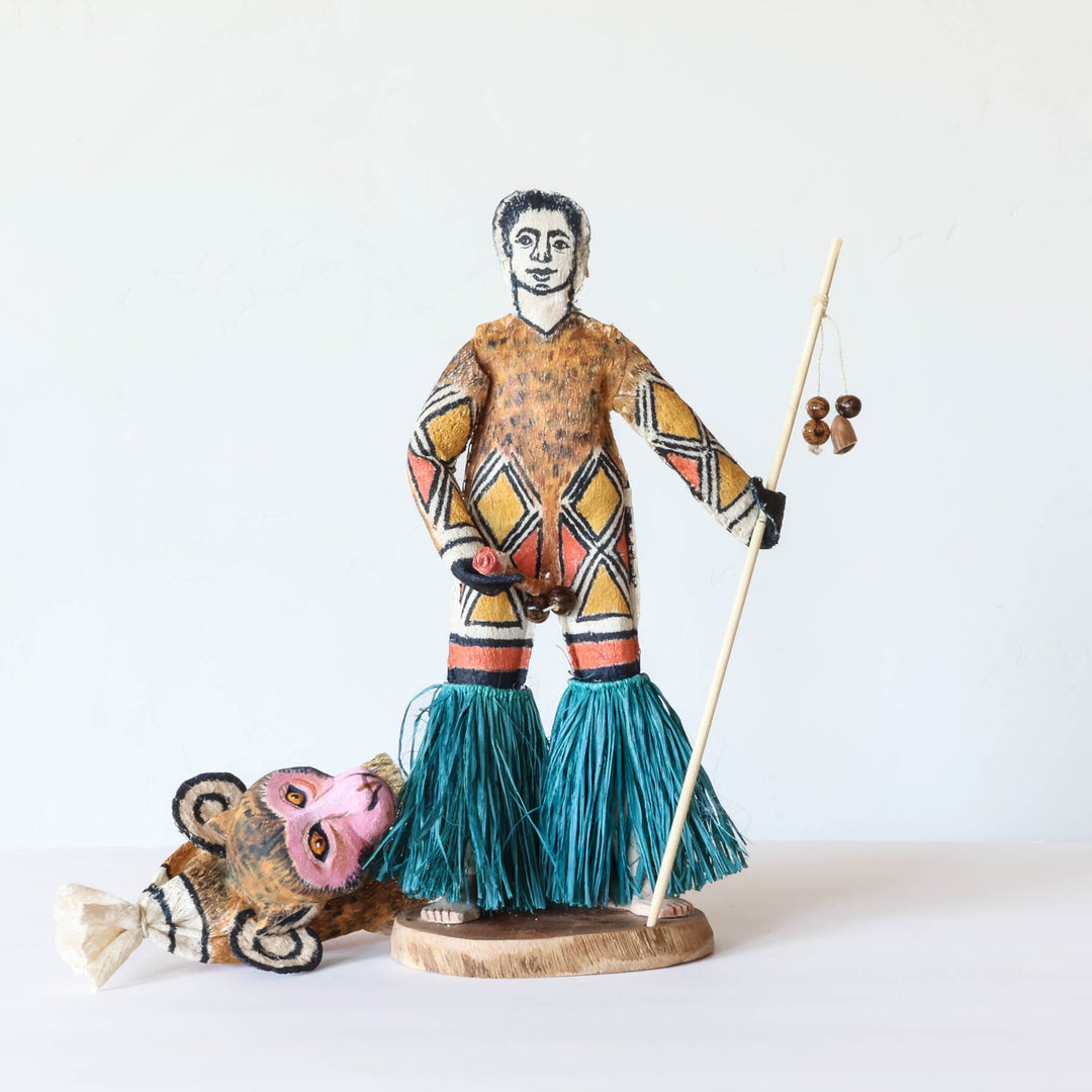 Roamer Monkey - Ticuna Ceremonial Spirit Doll