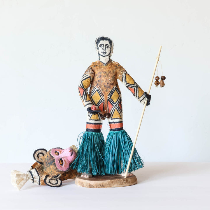 Roamer Monkey - Ticuna Ceremonial Spirit Doll