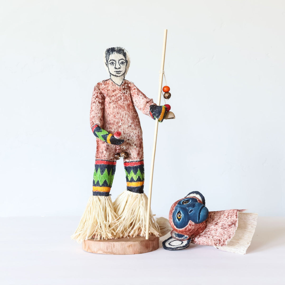 Climber Monkey - Ticuna Ceremonial Spirit Doll
