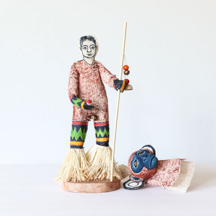 Climber Monkey - Ticuna Ceremonial Spirit Doll