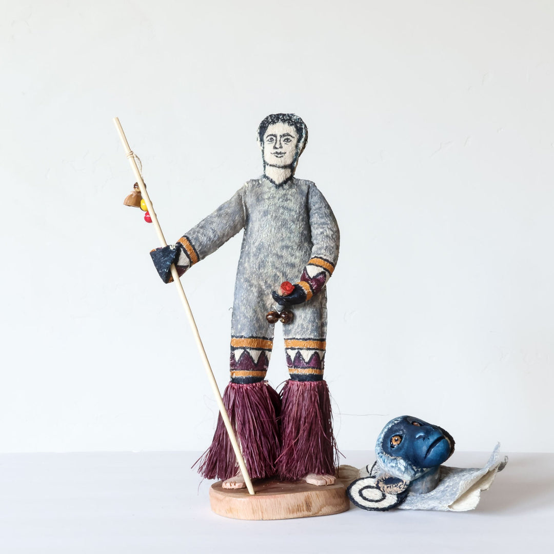 Companion Monkey - Ticuna Ceremonial Spirit Doll