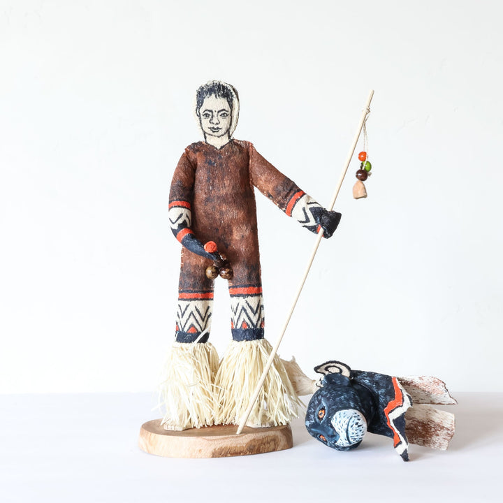 Acrobat Monkey - Ticuna Ceremonial Spirit Doll