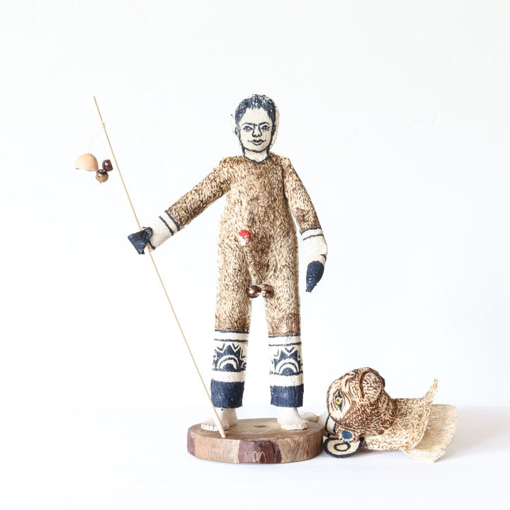 Whisperer Monkey - Ticuna Ceremonial Spirit Doll