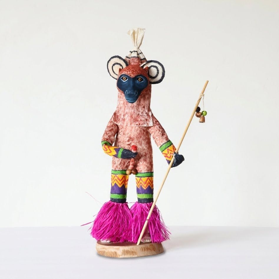 Spirit of Play Monkey - Ticuna Ceremonial Spirit Doll