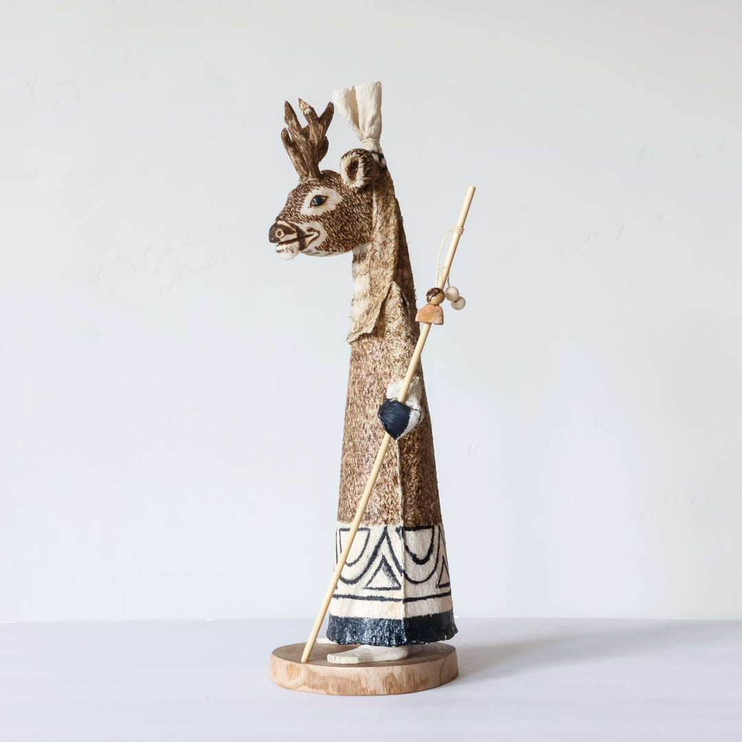 Guardian Deer - Ticuna Ceremonial Spirit Doll