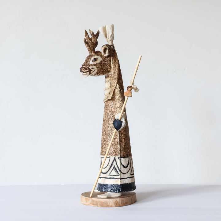 Guardian Deer - Ticuna Ceremonial Spirit Doll