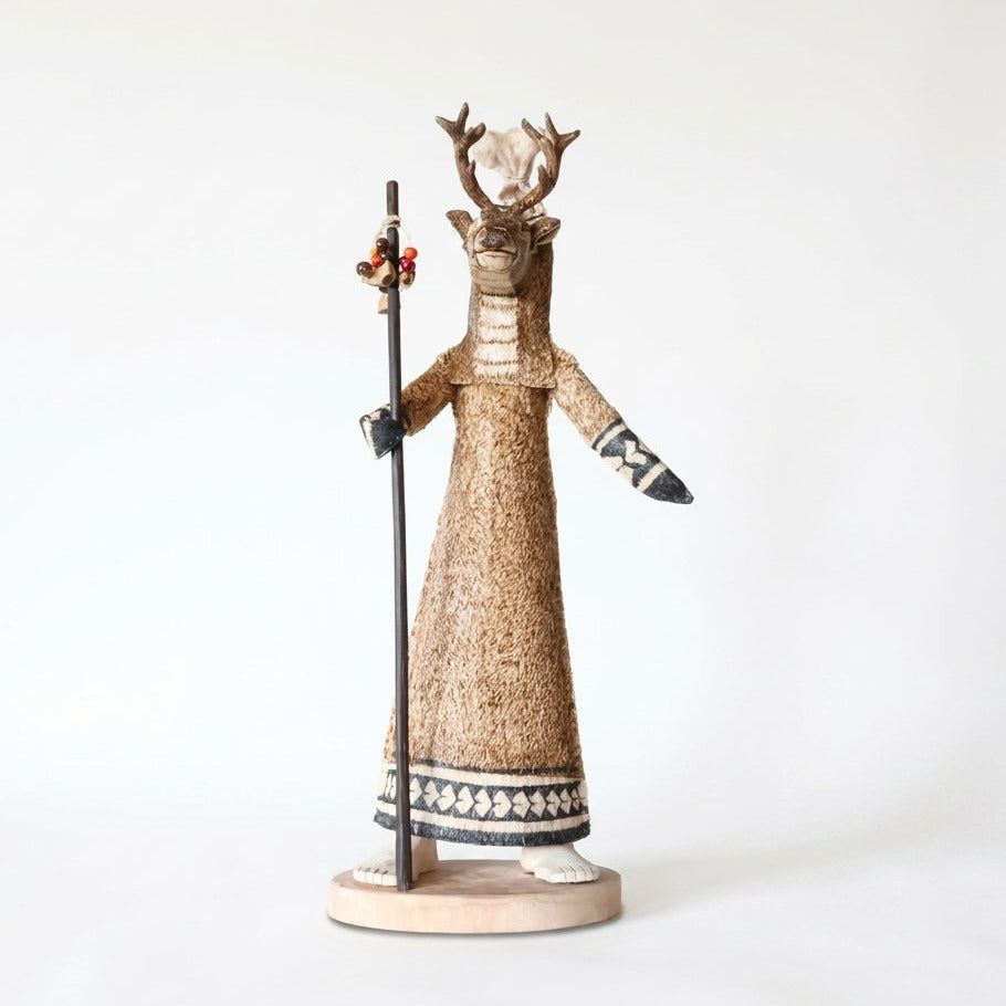 Standing Elder Deer - Ticuna Ceremonial Spirit Doll