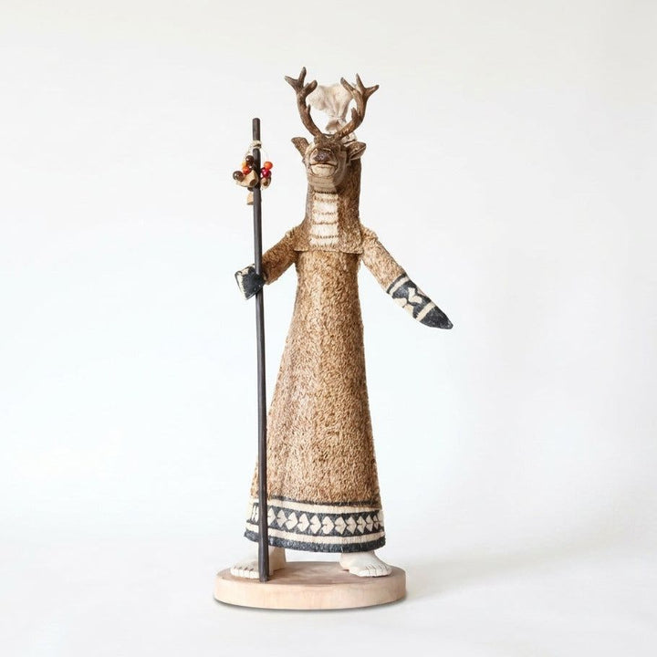 Standing Elder Deer - Ticuna Ceremonial Spirit Doll