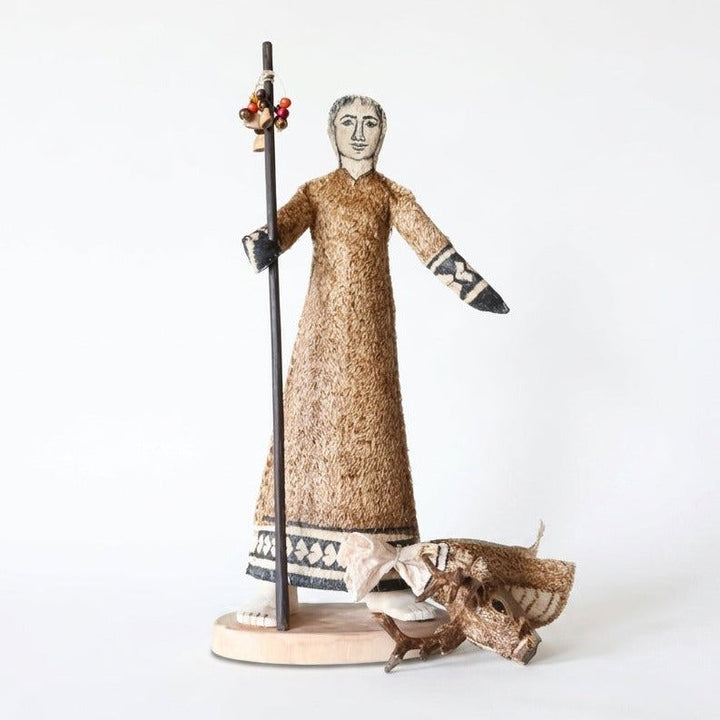 Standing Elder Deer - Ticuna Ceremonial Spirit Doll