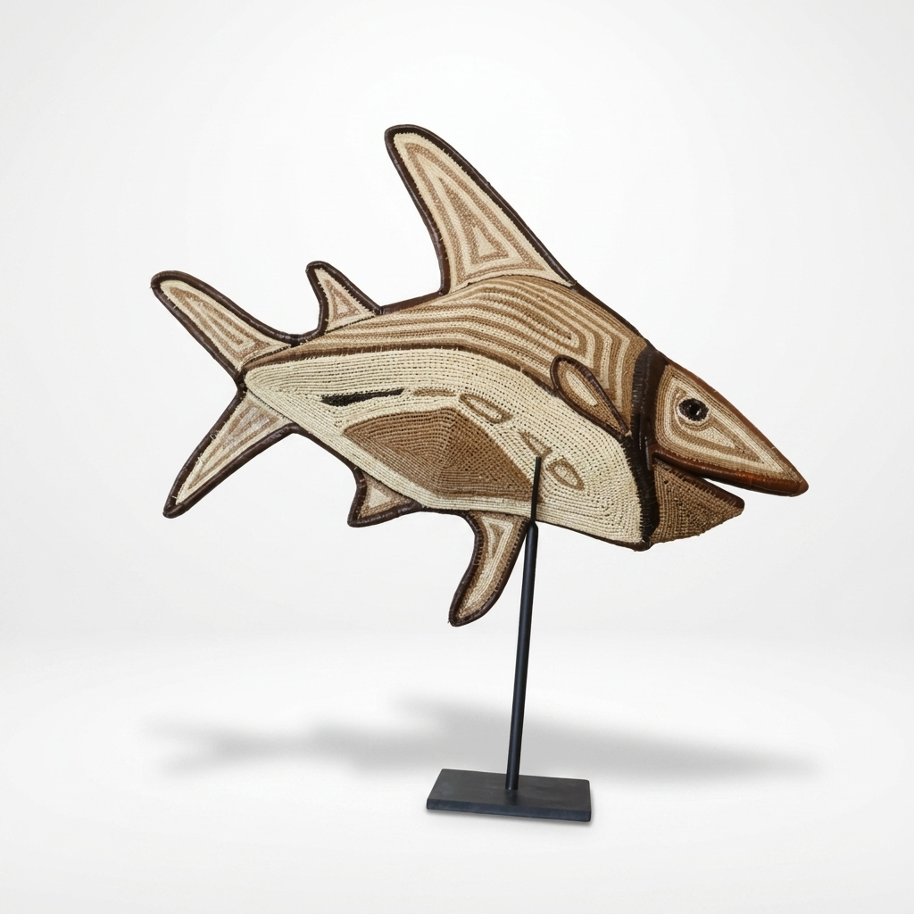 Sienna Woven Shark - Handmade Embera Art
