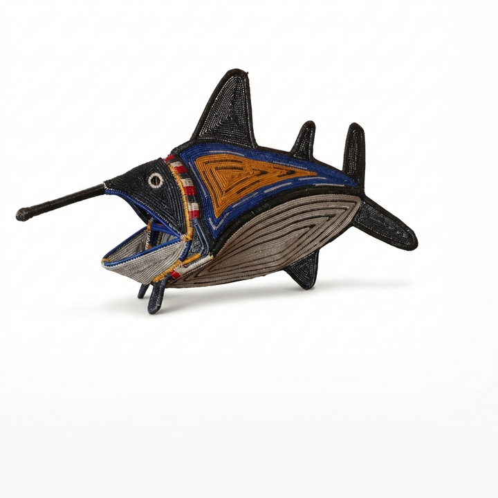 Sandstone Woven Marlin - Handmade Embera Art