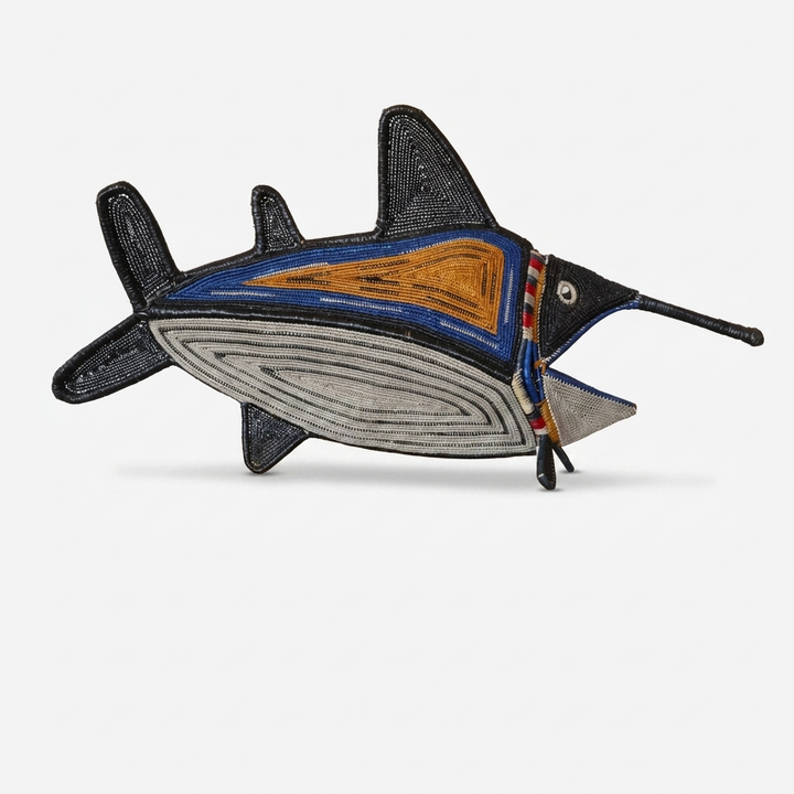 Sandstone Woven Marlin - Handmade Embera Art
