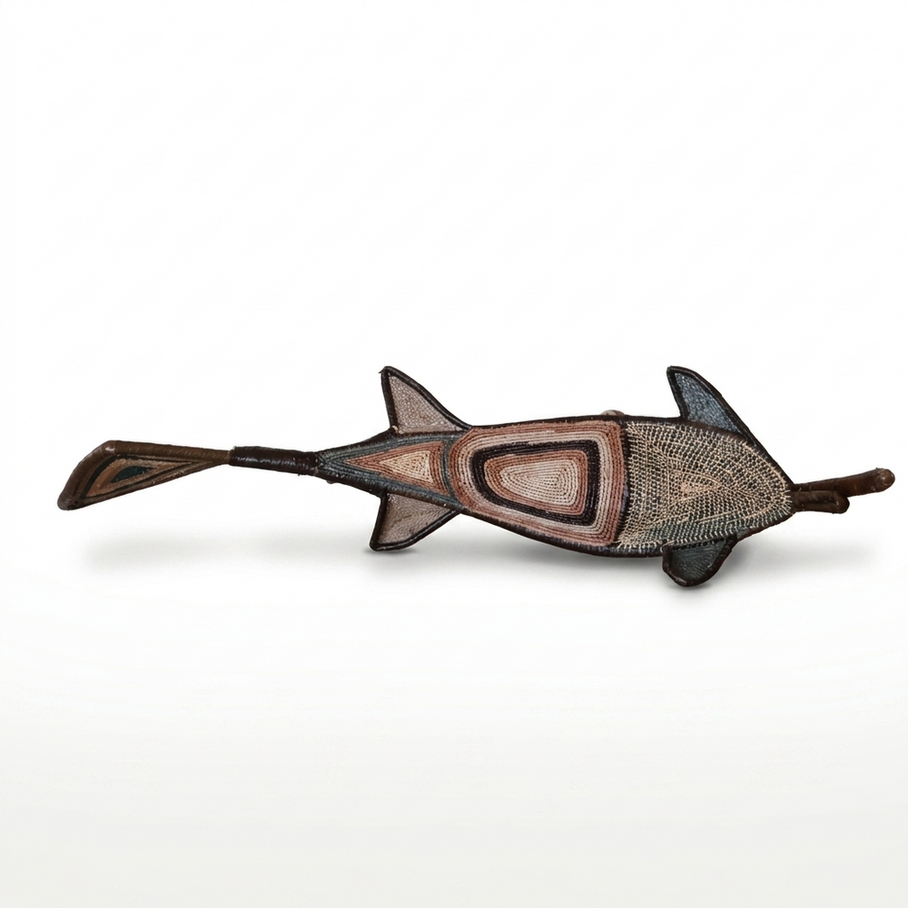 Cedar Woven Needlefish - Handmade Embera Art