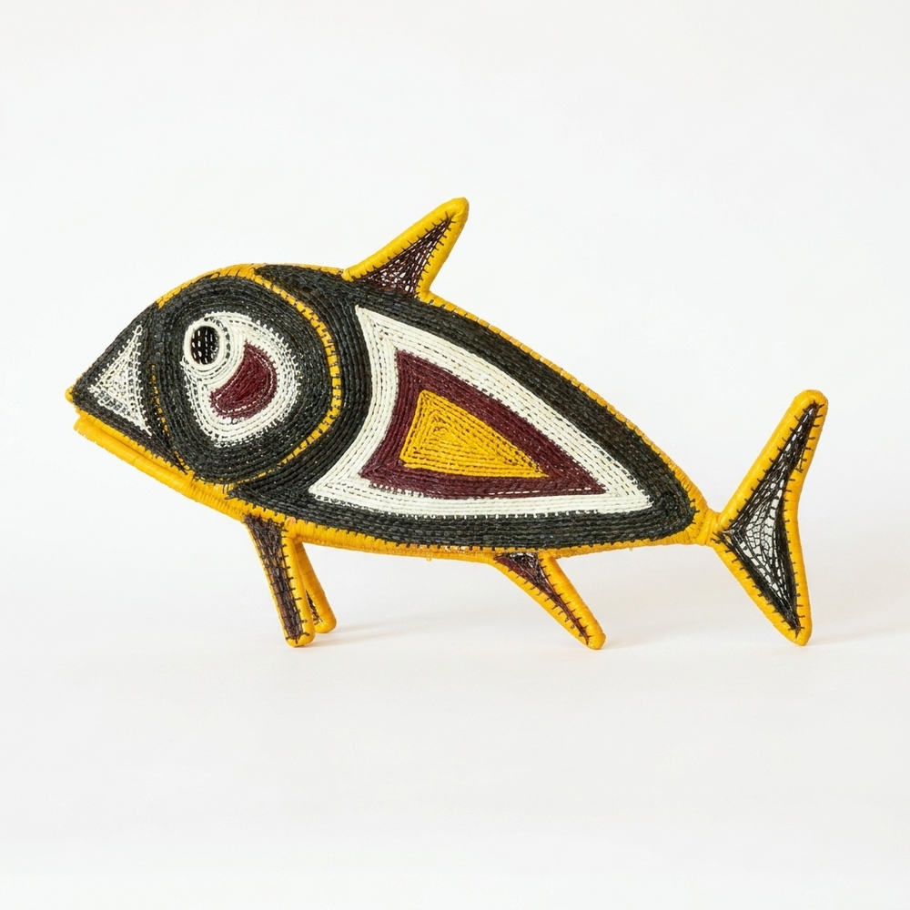 Spindle Woven Fish - Handmade Embera Art
