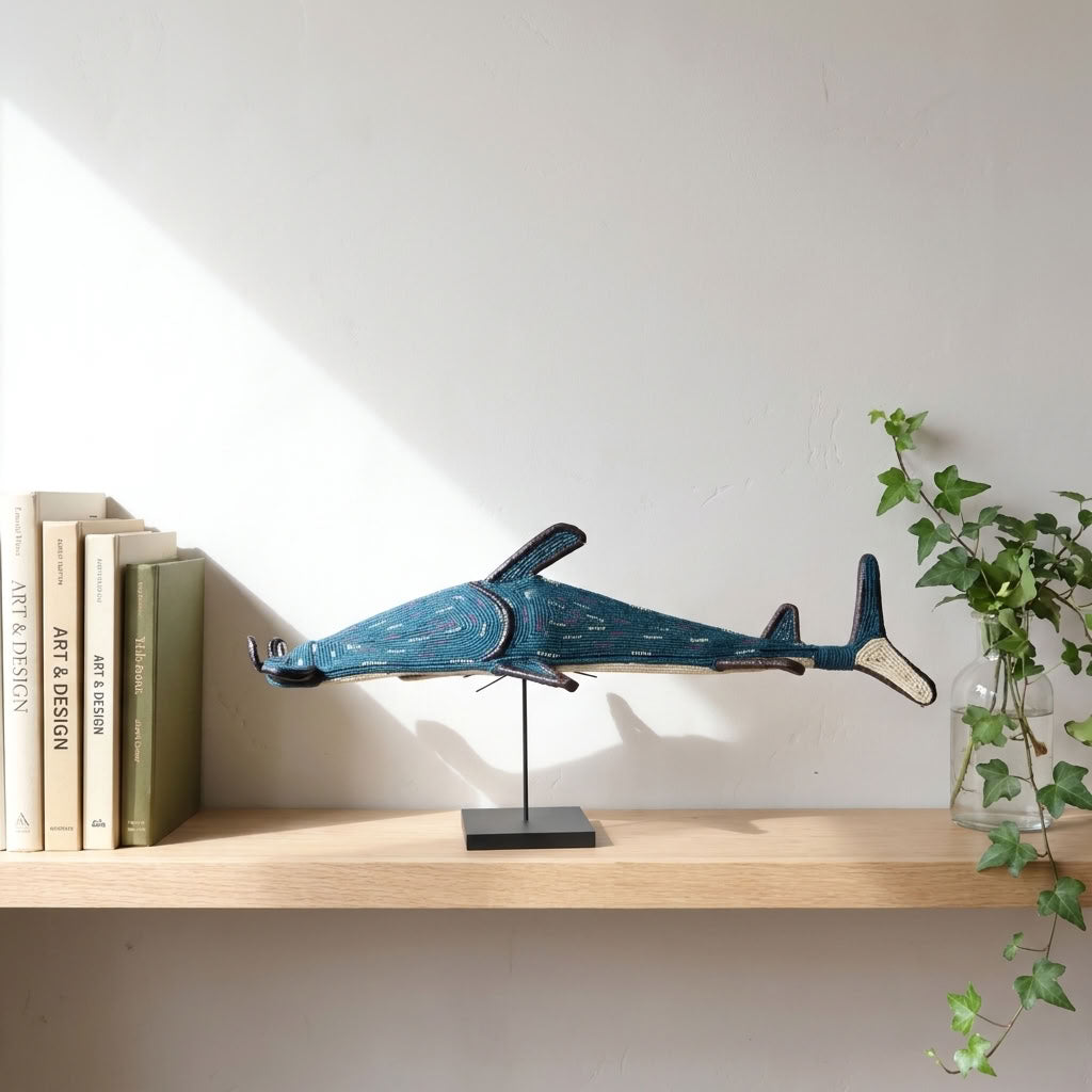 Teal Darter - Emberá Woven Fish