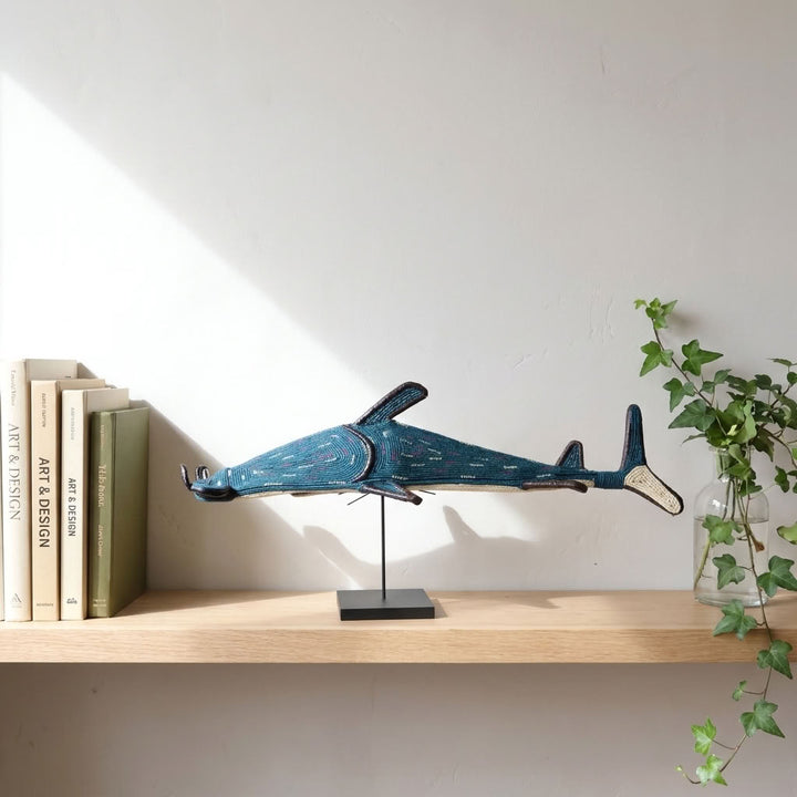 Teal Darter - Emberá Woven Fish