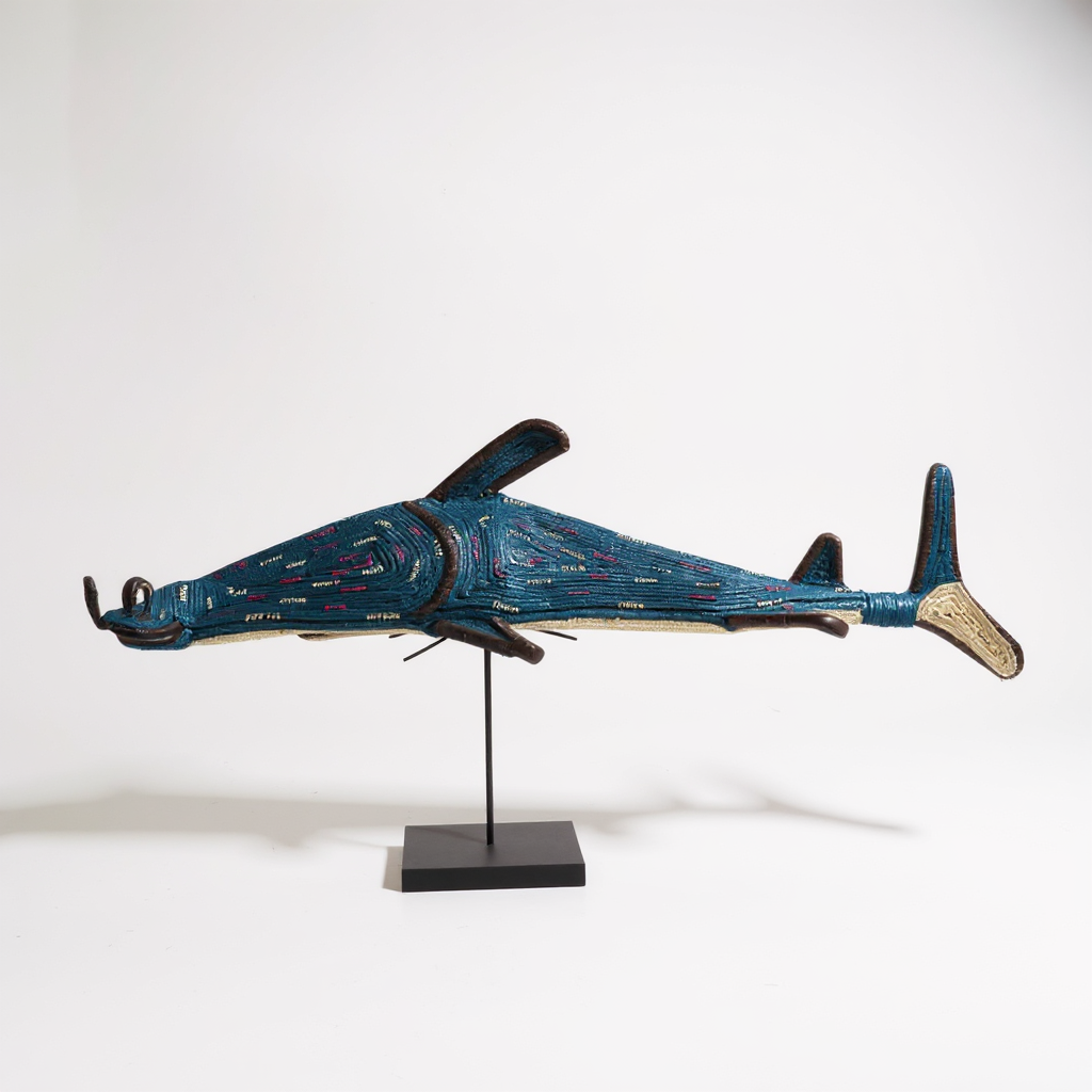 Teal Darter - Emberá Woven Fish