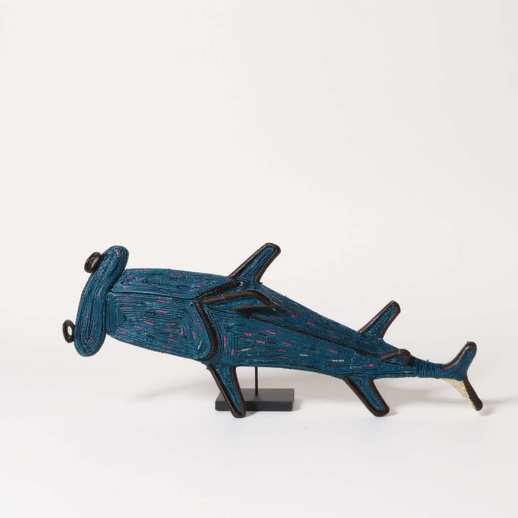 Teal Darter - Emberá Woven Fish