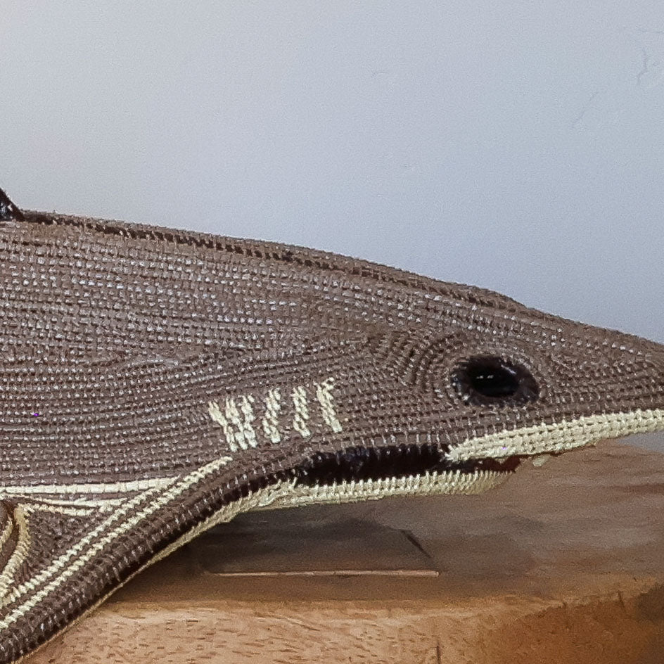 Grey Shark - Embera Woven Fish detail
