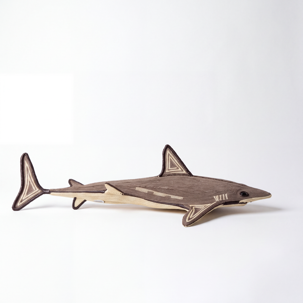 Grey Shark - Embera Woven Fish