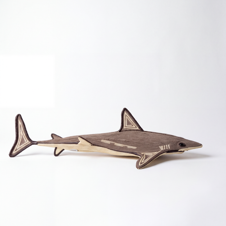 Grey Shark - Embera Woven Fish