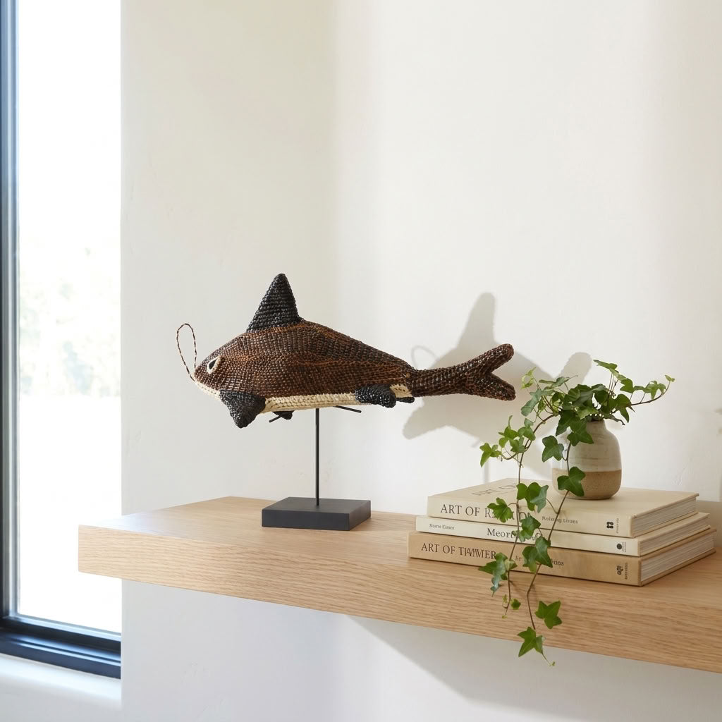 Mottled Minnow - Embera Woven Fish catalog