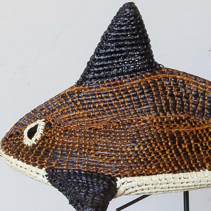 Mottled Minnow - Embera Woven Fish detail