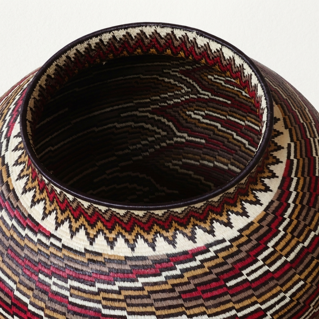 Close detail of hosig di stitches