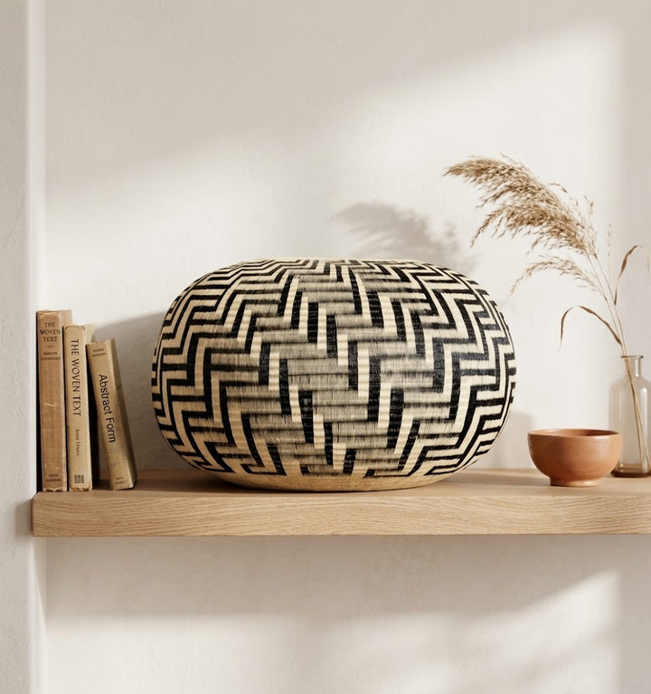 Open Top Black Lightning - Colombian Werregue Basket